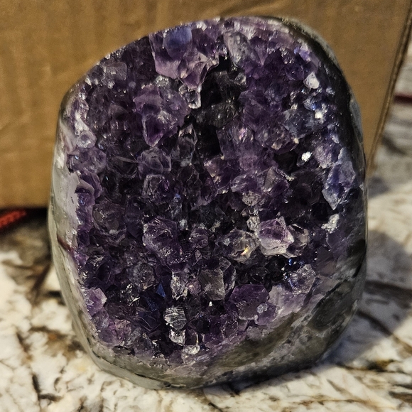 Other - Amethyst Crystal Geode Home Accent